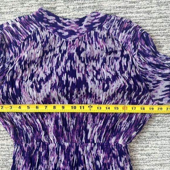 NWT Hemant & Nandita Anum Mini Dress Purple Large - Picture 10 of 16